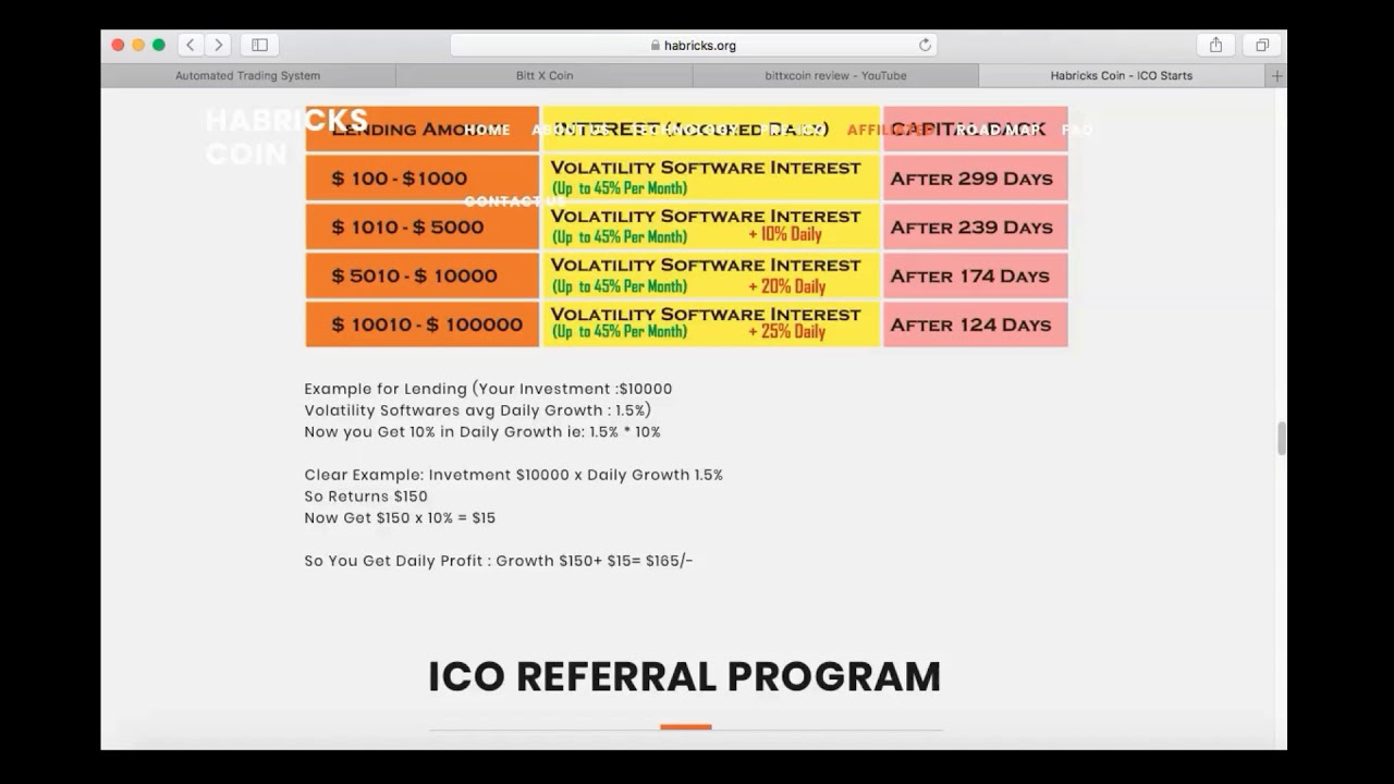 Habricks ICO - cryptocurrency bitcoin bitconnect