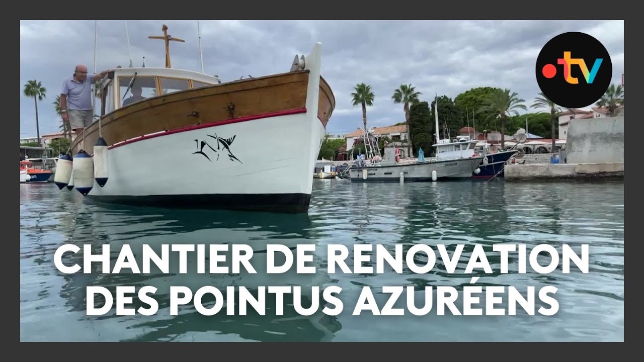 Des passionnés rénovent des pointus de la Côte d'Azur