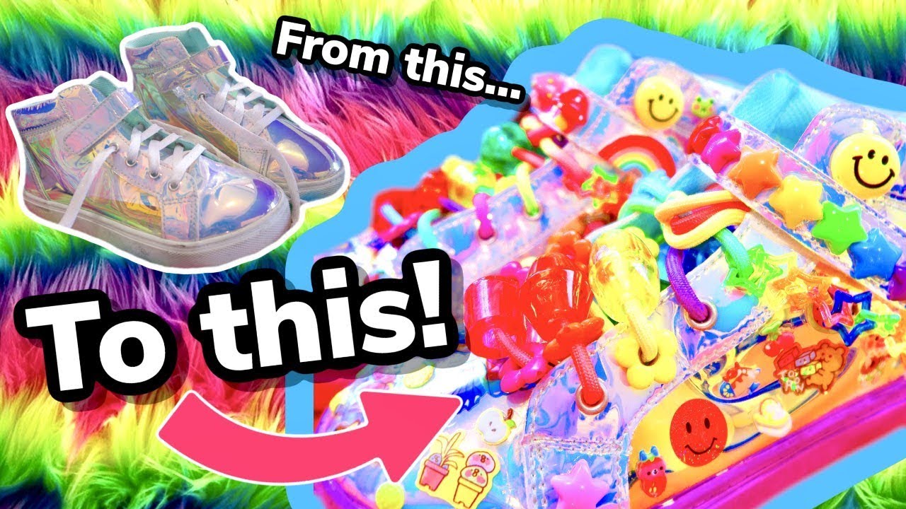 How to Make Your Shoes ✨ Kawaii ✨ Colorful Decora DIY Makeover!