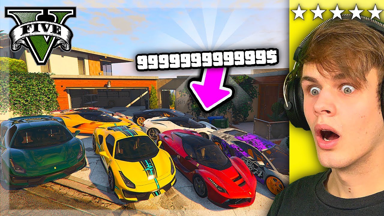 Sb&iacute;r&aacute;m AUTA MILIARD&Aacute;ŘŮ v GTA 5!