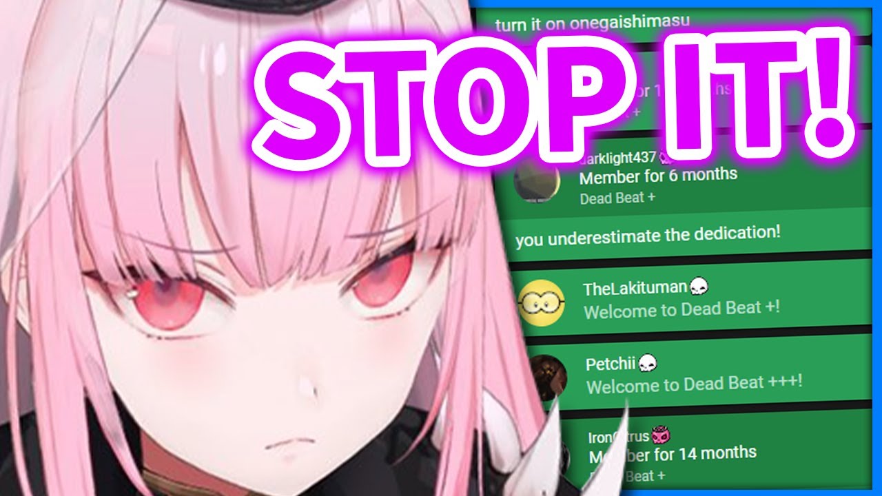 STOP JOINING MEMBERSHIP!【Mori Calliope / HololiveEN】