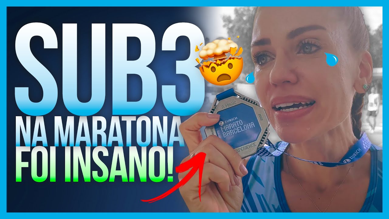 MARATONA DE BARCELONA, finalmente saiu o SUB3!!