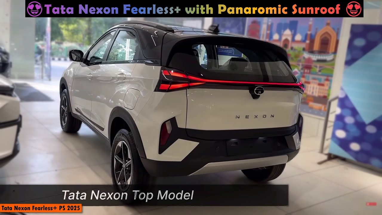 सब तो दे दिया Top Model  2025 में😍Tata Nexon Fearless+ with Panaromic Sunroof 😍