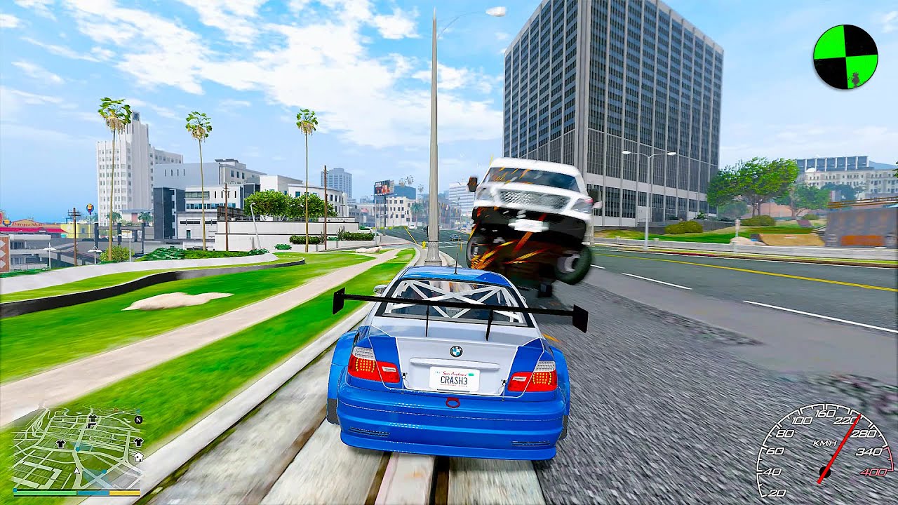 GTA 5 Crazy BMW M3 GTR Crashes Ep.7