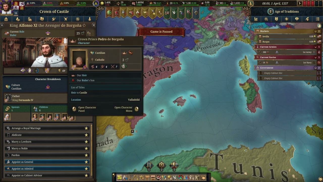 EU5 Stream #1 | 1st Castile Run 1