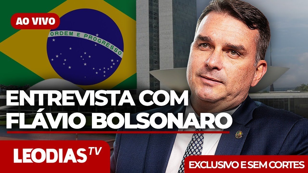 LEO DIAS ENTREVISTA FL&Aacute;VIO BOLSONARO | LeoDias TV