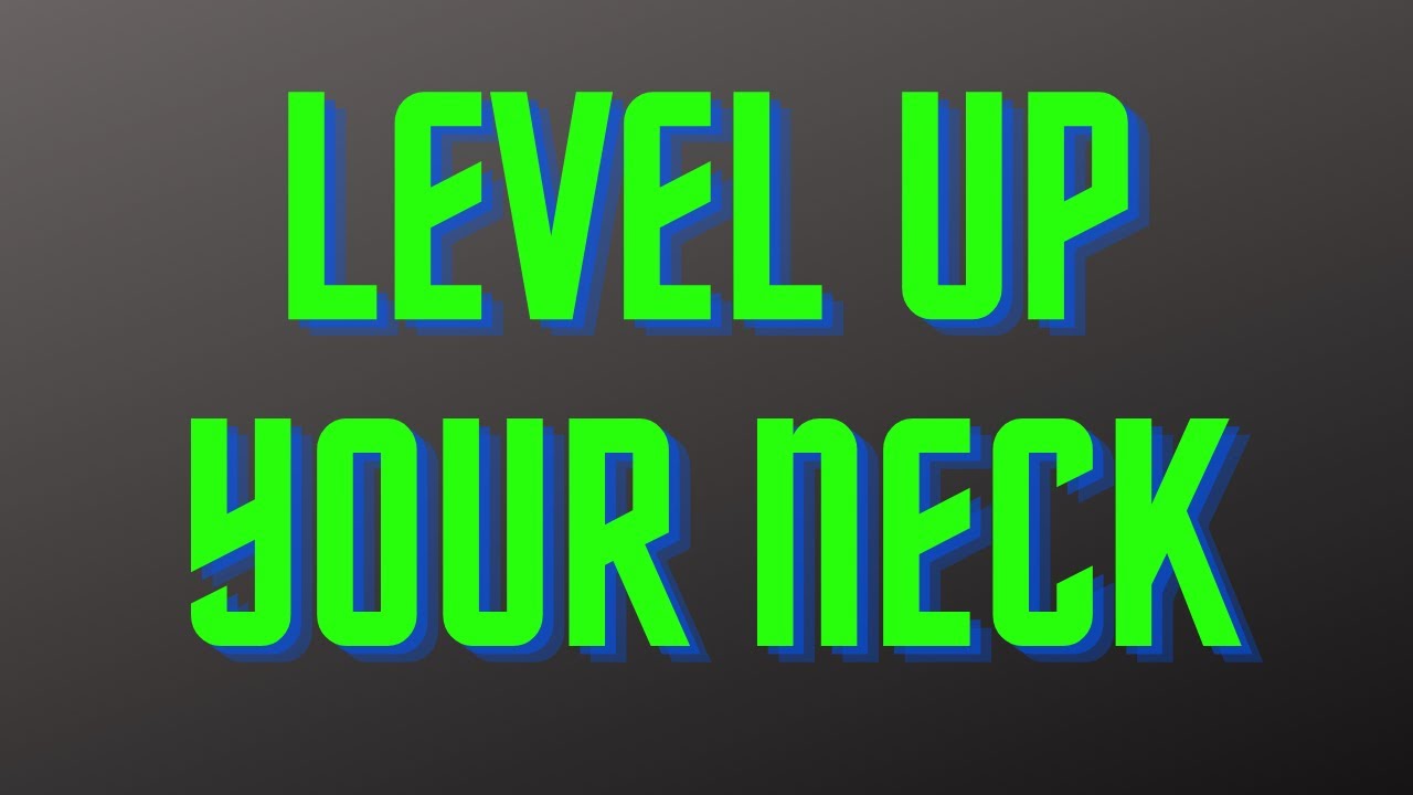 3 Simple Neck Strengthening Exercises with NO EQUIPMENT NEEDED - Calisthetics