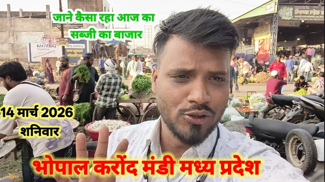 सब्जियों के भाव रेट जाने ||🫑🥒🍆🌶️🥦  13 मार्च 2026 शनिवार || all vegetable rate Bhopal Mandi