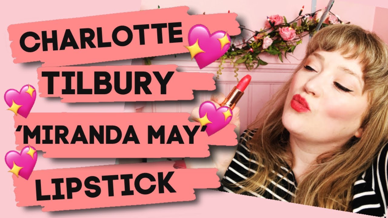 Charlotte Tilbury 'Miranda May' Lipstick Review // Subtle Red For Blondes