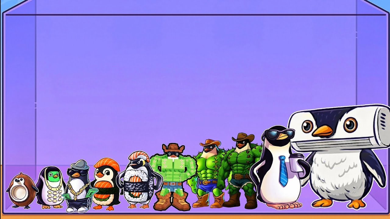 Объедините ребят, играйте в семейный игровой процесс Penguins 🎮