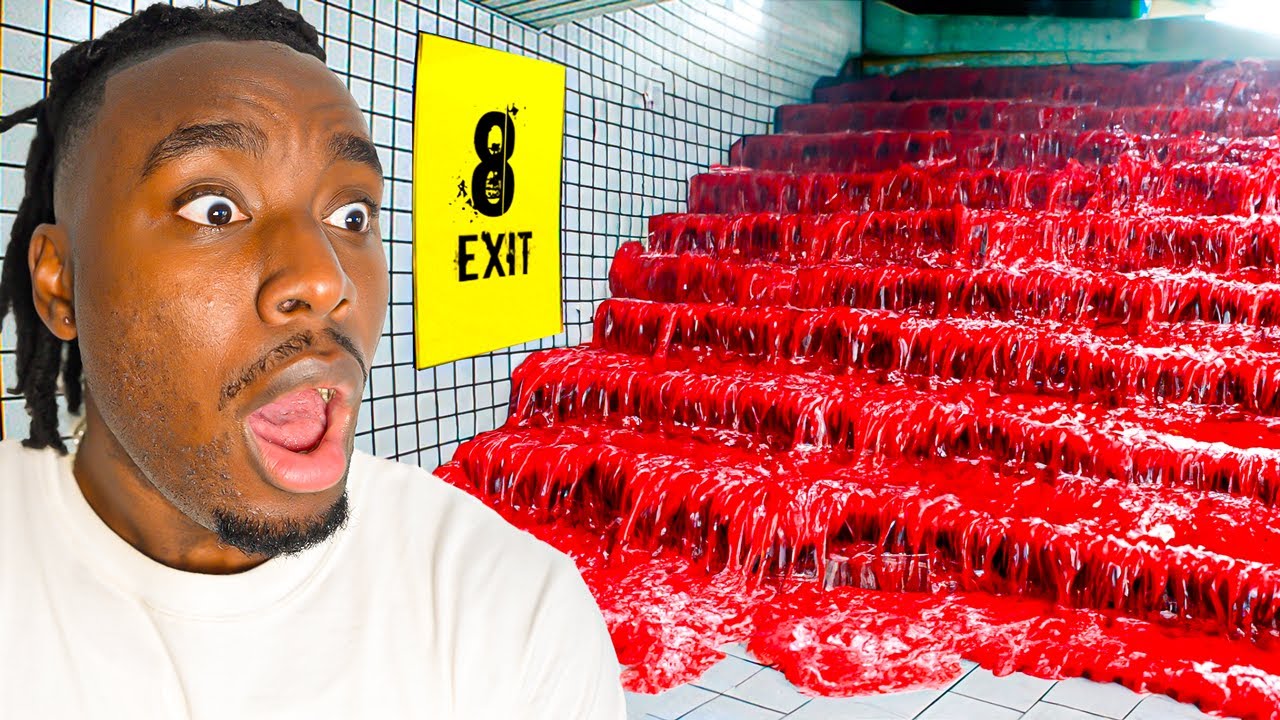 I ESCAPED The SCARIEST Subway Station EXIT 8..