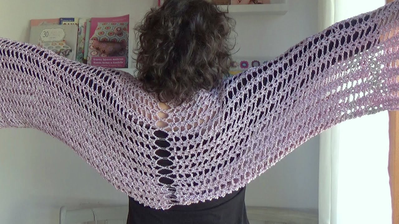 Chaqueta fácil a ganchillo rectangular | crochet facil