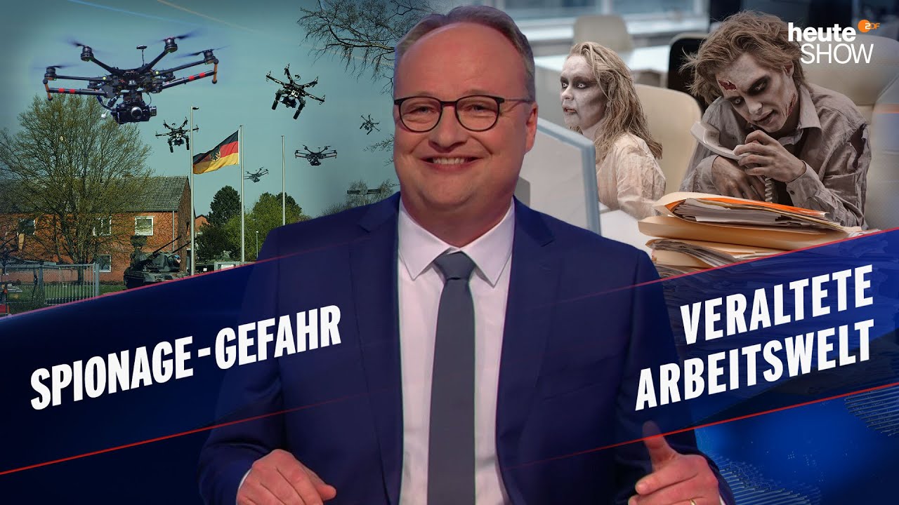 Spionage-Paradies: Deutschland wird von allen Seiten überwacht | heute-show vom 26.04.2024