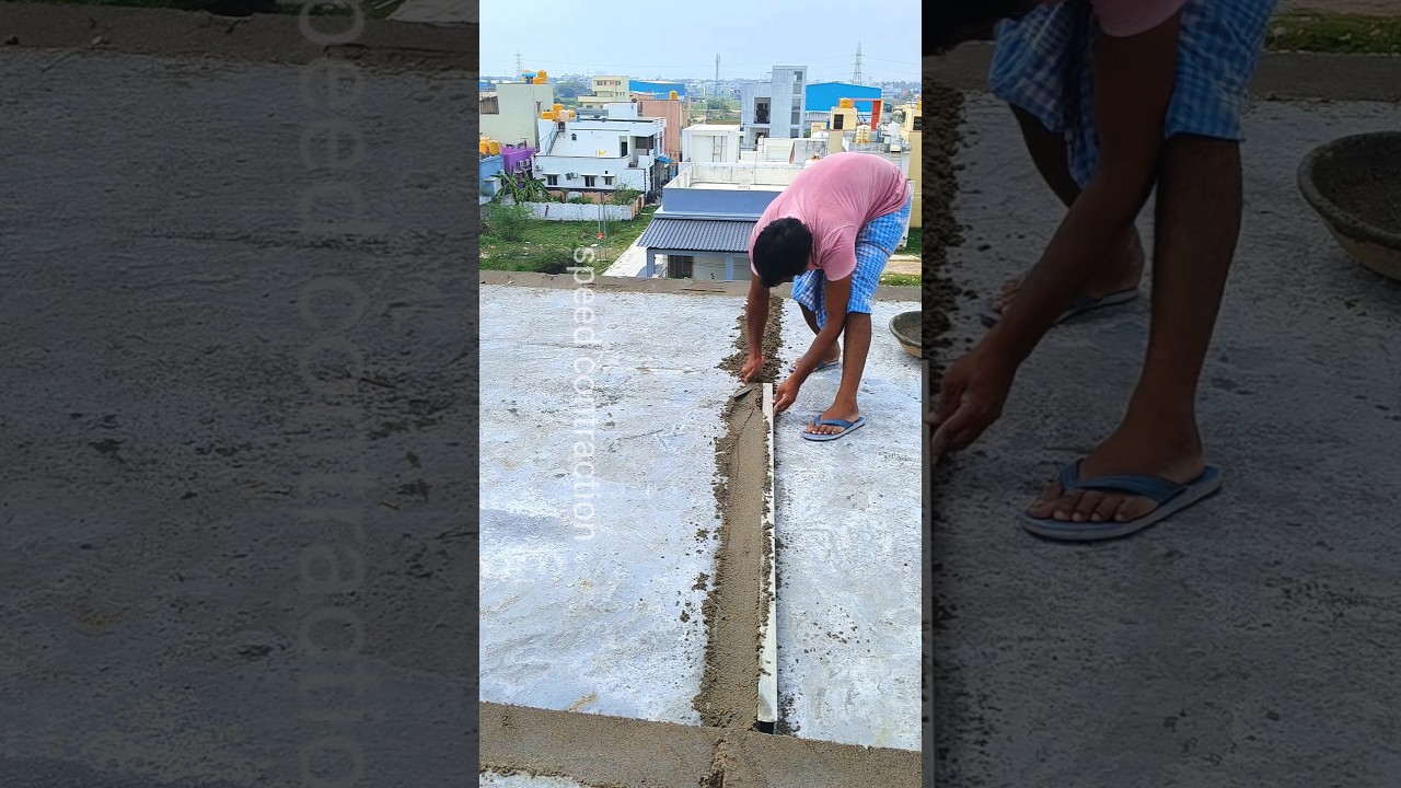 Partitions are being provided for watering #construction #shortvideo #work