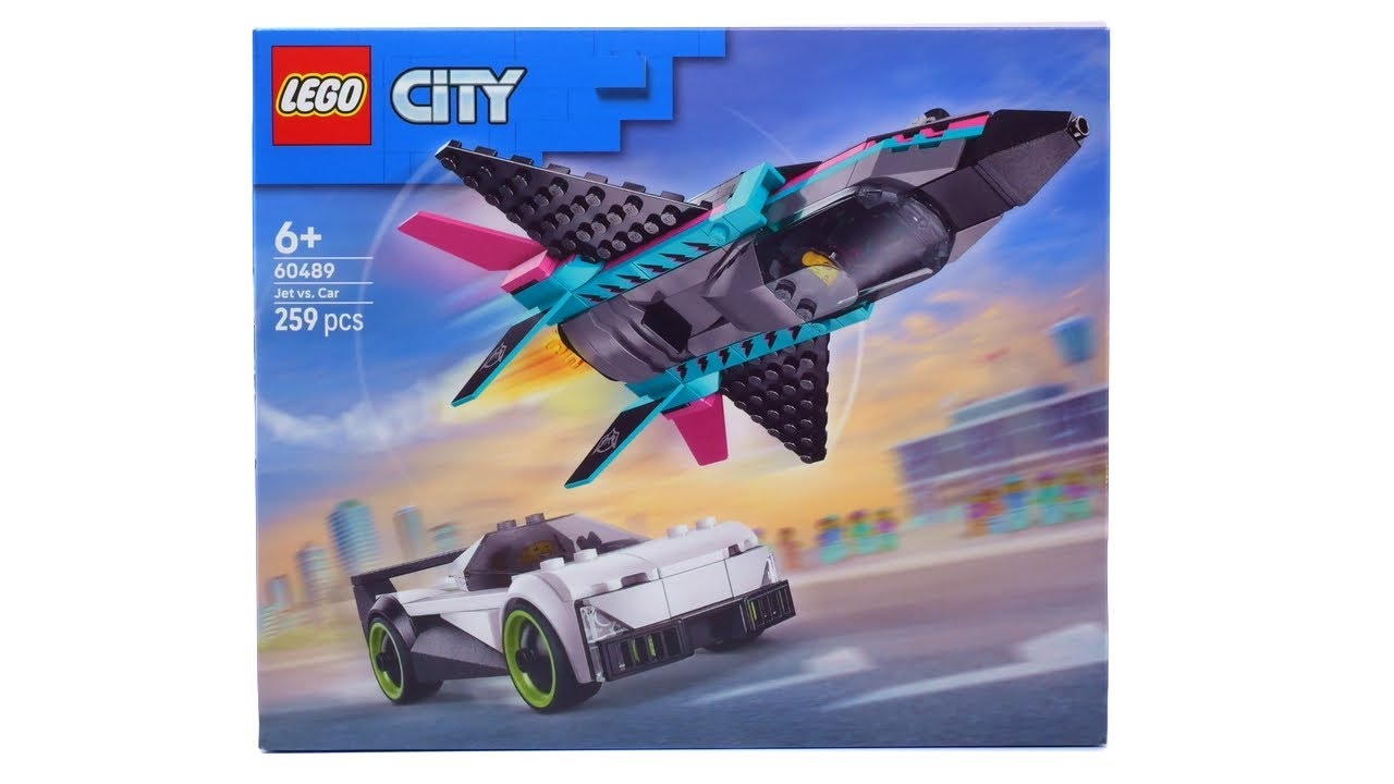 LEGO City Jet vs. Car 60489 - Speed Build