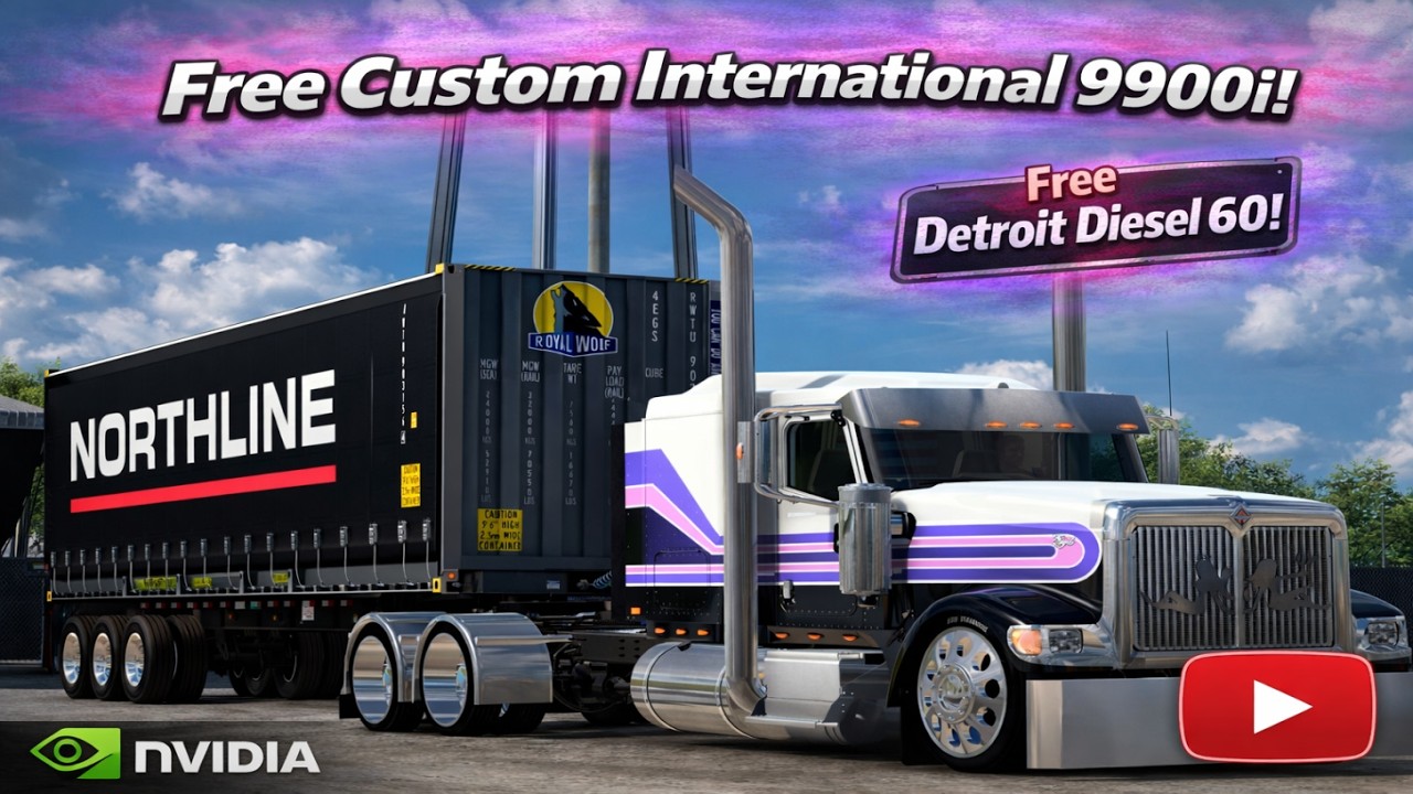 *Free Intrernational 9900i* Container Hauled Redding to Sacramento *JBX2/TAA* ATS 4K 1.58