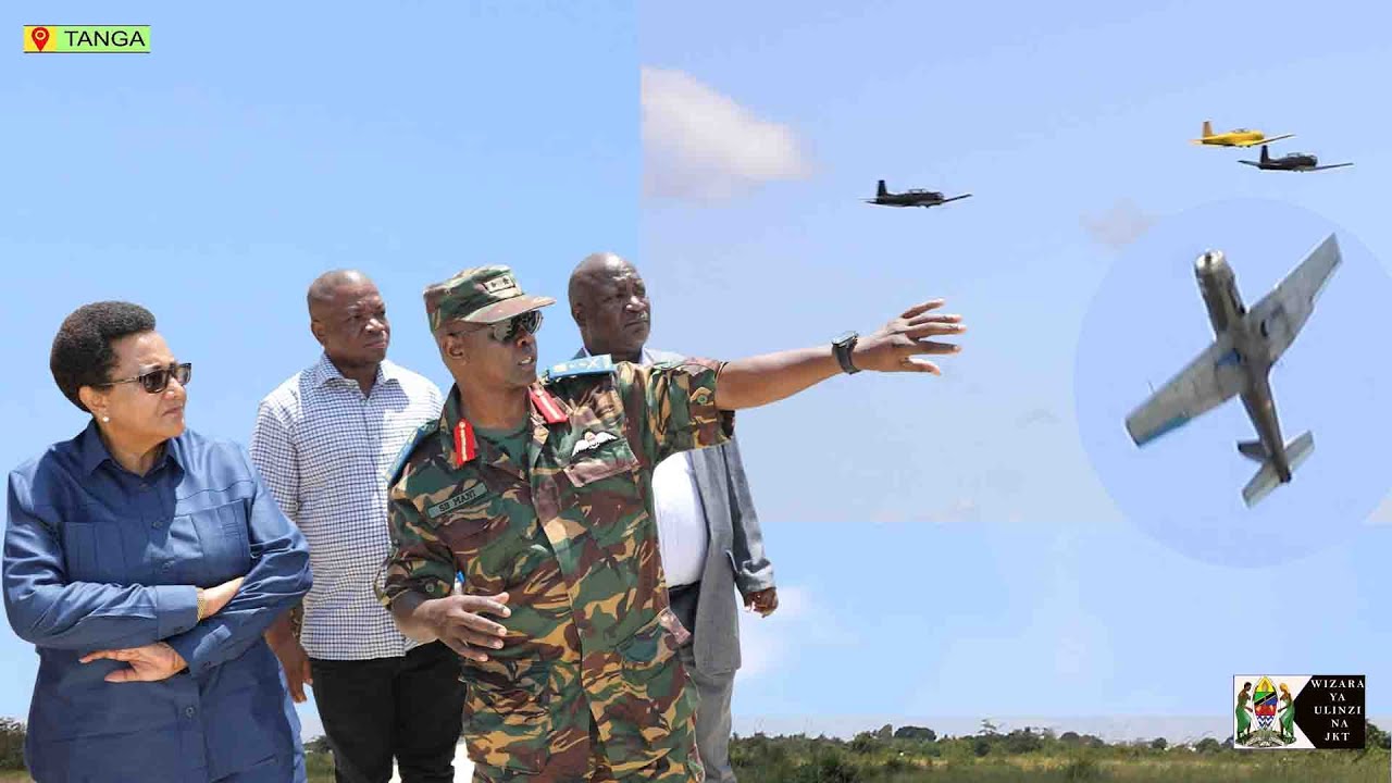 UTAPENDA, Waziri wa Ulinzi na Jkt, Mhe. Dkt Tax Ashuhudia Maonyesho ya Ndege za Mafunzo Tanga