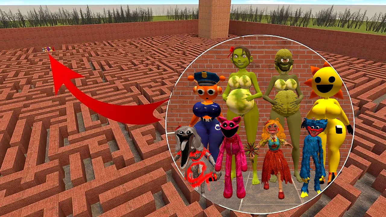 WHAT THEY WANT TO DO WITH MISS YELLOW, MISS FEMALE LIN GANG, MISS PINKI, MISS PURPLE? In Garry's Mod