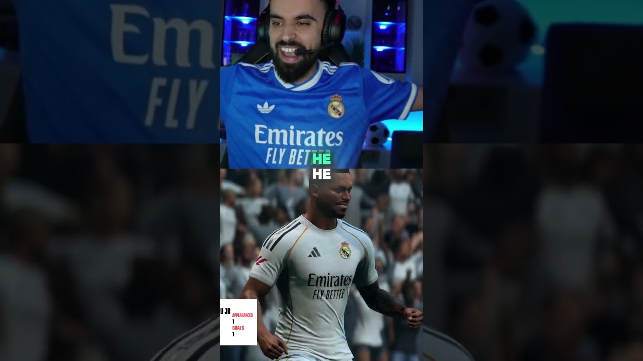 DEBUT PERFECT LA REAL MADRID PE BERNABEU #fc26 #playercareer #realmadrid