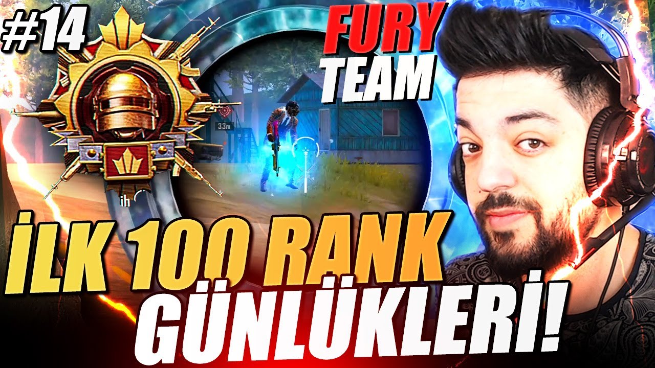 FURY YARGISI İLK 100 RANK GÜNLÜKLERİ #13 !!  PUBG Mobile