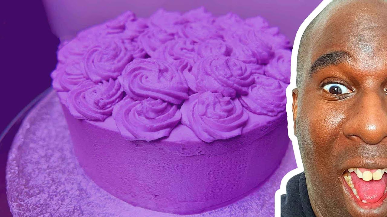 EASY QUICK GENOISE UBE MOIST SOFT SPONGE CAKE RECIPE