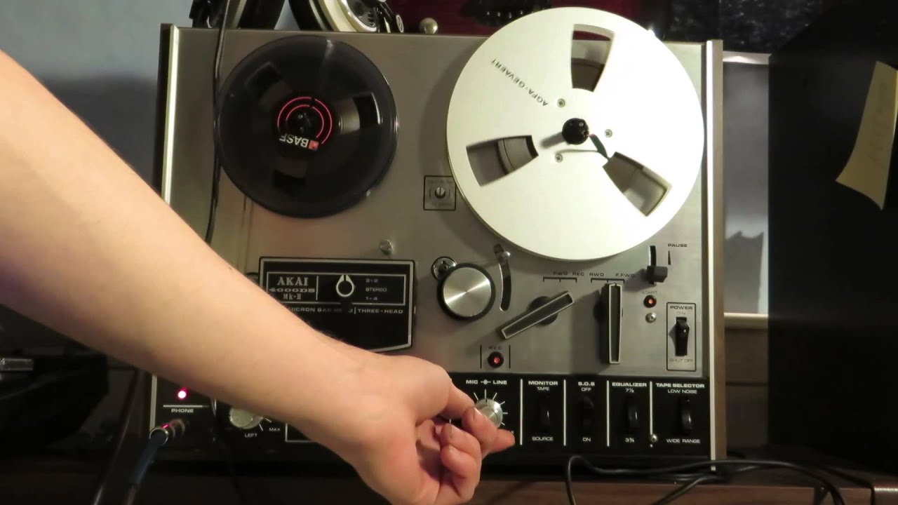how to make weird/noisy effects with a reel to reel tape recorder
