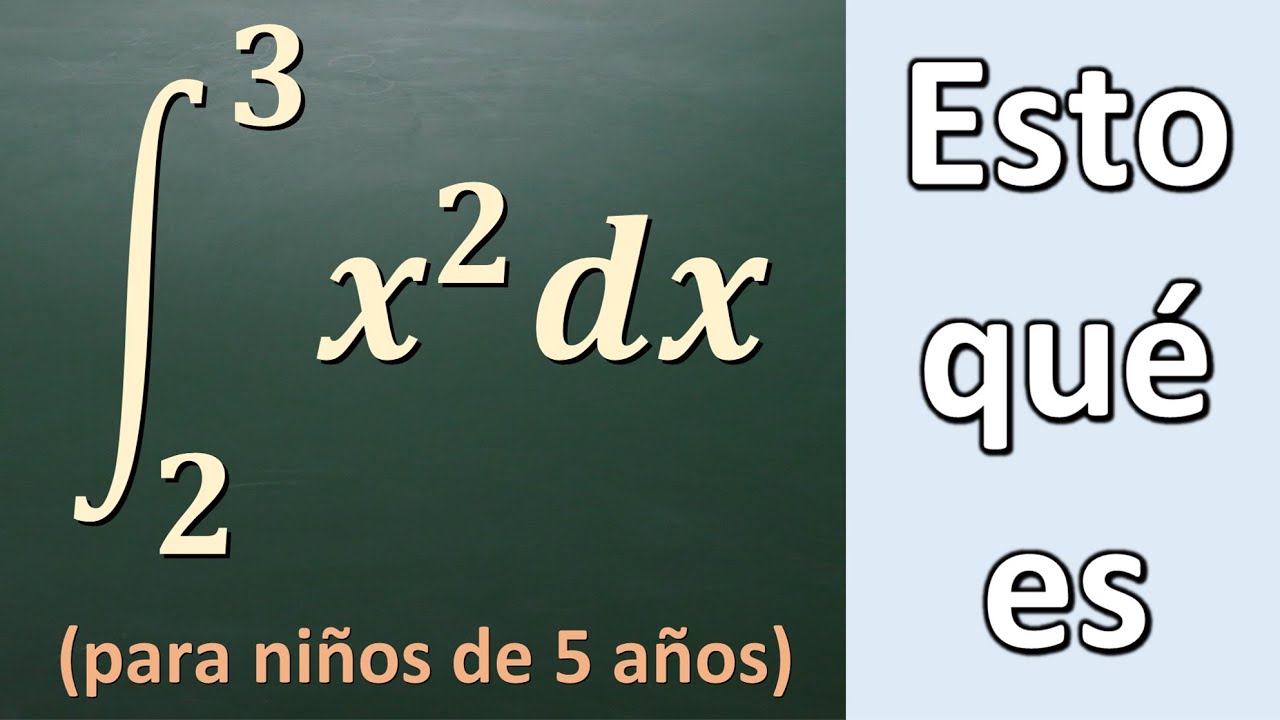 Qu&eacute; es una integral. Explicaci&oacute;n desde cero