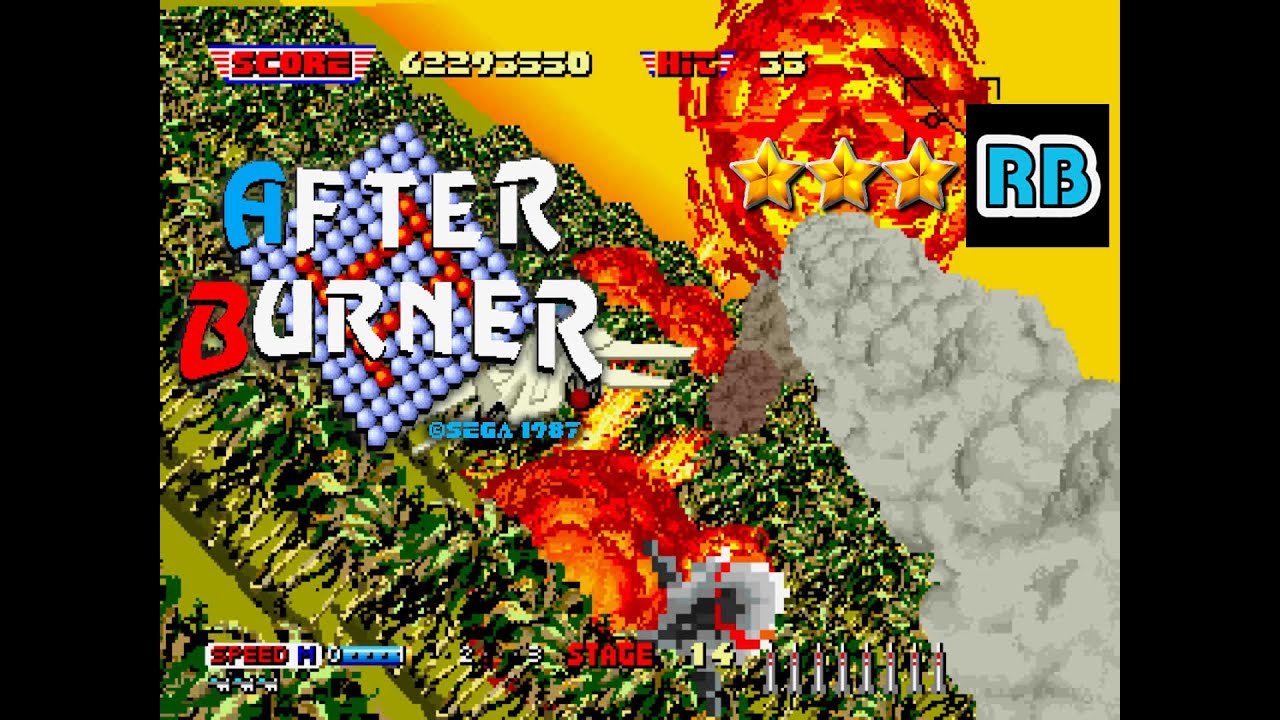 1987 [60fps] After Burner II Hit1517 Nomiss ALL
