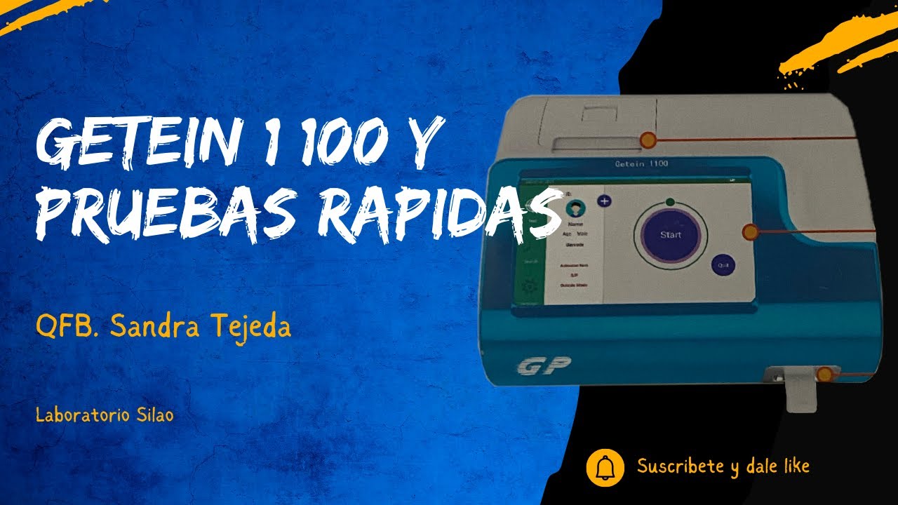 Getein 1100 y Purebas Rápidas | Manual del Usuario | ¿Qué es y para que sirve?