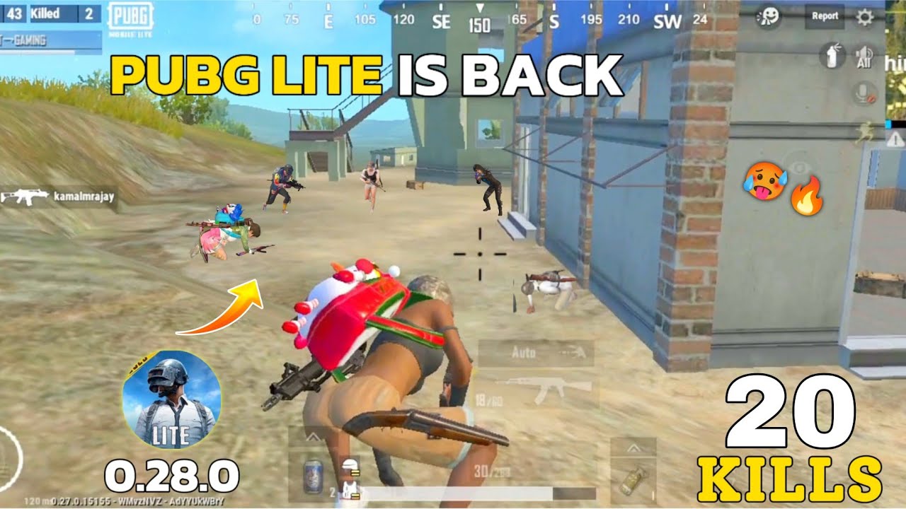 20 KILLS !! 🥶 PUBG LITE SOLO VS SQUAD COMEBACK GAMEPLAY | PUBG LITE NEW UPDATE 0.28.0 | BGMI LITE 