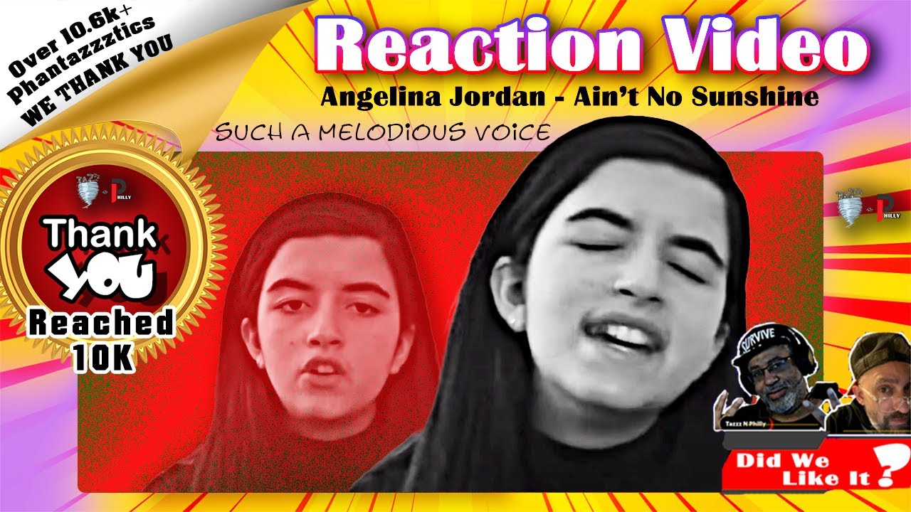 🎶Angelina Jordan, 'Ain't No Sunshine' -  As We React🎶 #reaction #angelinajordan #angels