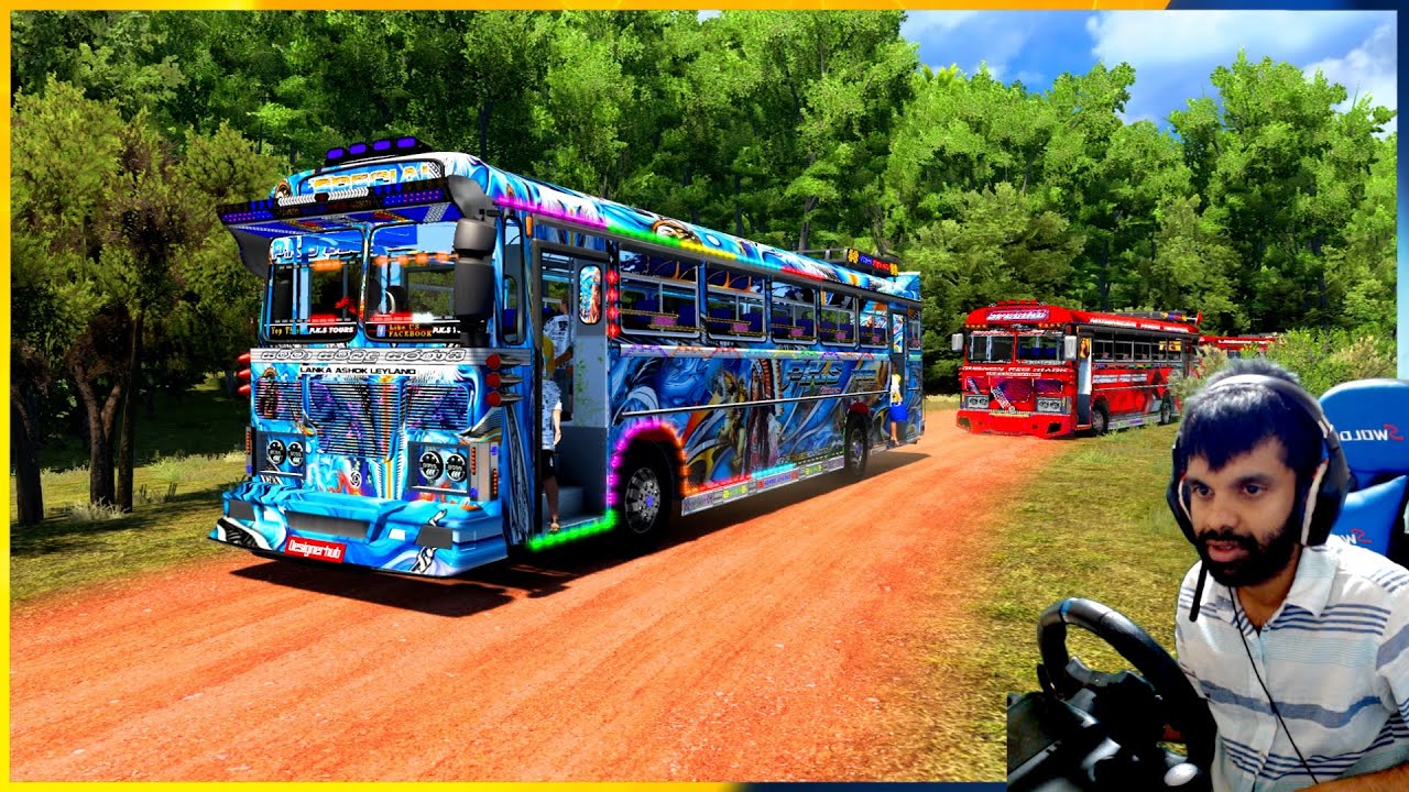 බයානක ගමනක්  | Ets 2 multiplayer convoy | #ets2 #srilankabus