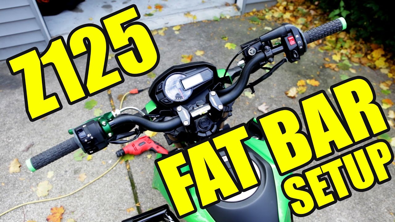 Fat Bar Setup Z125 / Grom - Protaper, RSC Clutch, Driven Bar Adapters