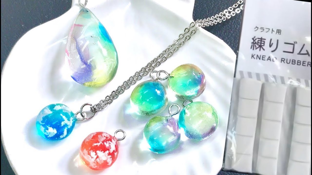 【UVレジン 100均】雲レジンとシャボン玉レジンに初挑戦してみました！（Cloud resin and Sabon resin）