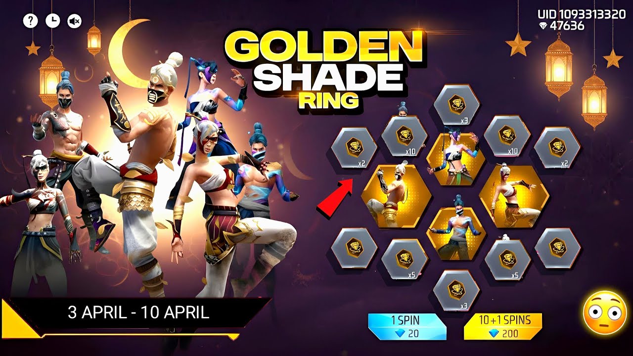 Golden Shade Bundle Return 🤯🥳|  Poker Mp40 Return |free fire new event | ff new event | new event ff