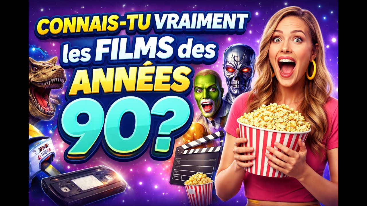 🎞️ Connais-tu VRAIMENT les Films des Années 90 ? | Quiz 30 Questions