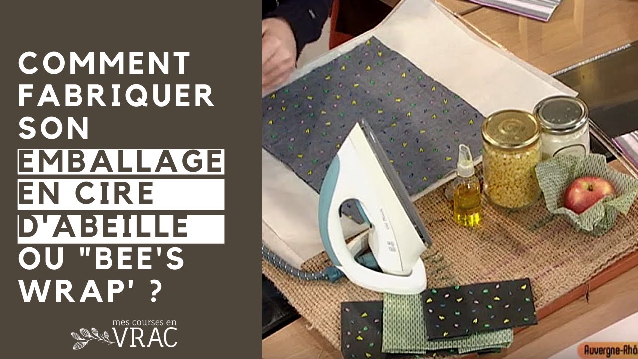 Comment fabriquer son emballage en cire d'abeille ou 