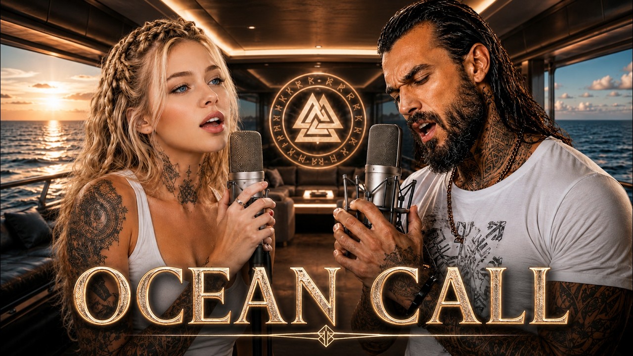 OCEAN CALL | Freyvalka ft. Ragnar Ironwolf | Dark Viking Folk - Nordic Cinematic