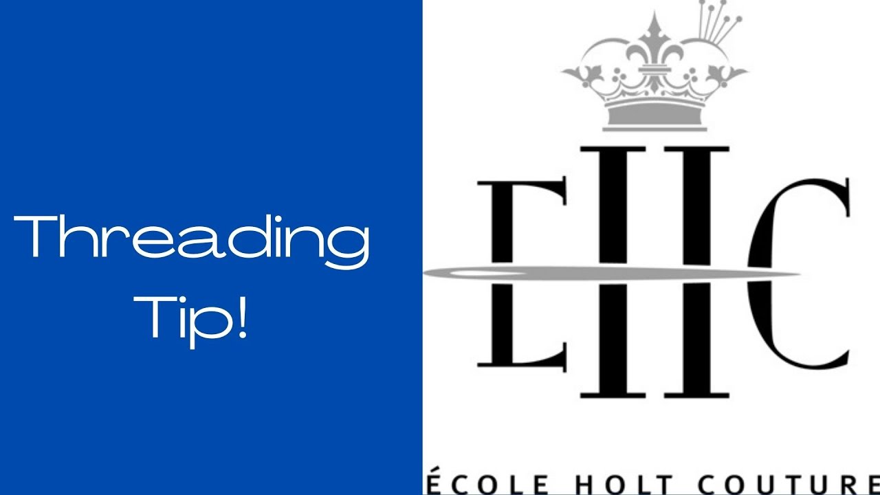 Threading tip for better hand sewing results!