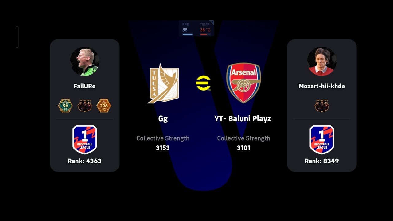 My OPPO is WORLD RANK 96 🥵 | Intense Match against PRO #efootball