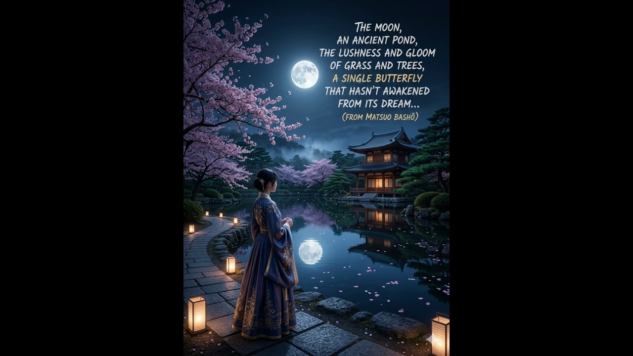 Dream 夢 sueño By Alex, Emma & Yan Li, MD mdliyan@gmail.com
In ancient ponds, the stillness breaks a