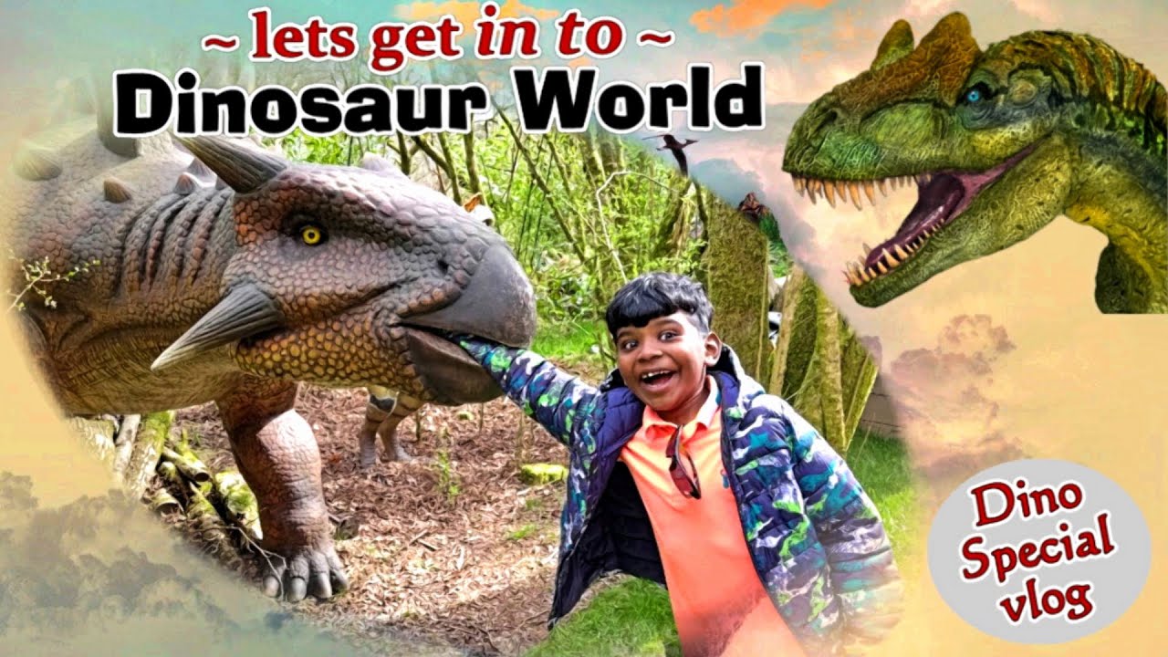 Dinosaur For Kids| Fun Vlog| Dinosaur Park at Wales| Natural History Museum at London|  டைனோசர் Vlog