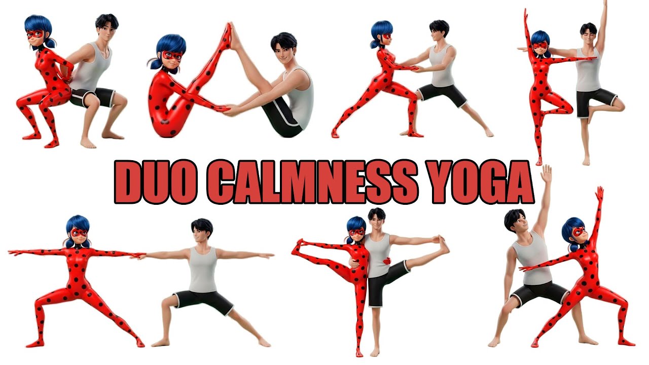 Duo Kids Yoga for Calmness with Ladybug & Jinu | Yoga x KPop Demon Hunters x Ladybug