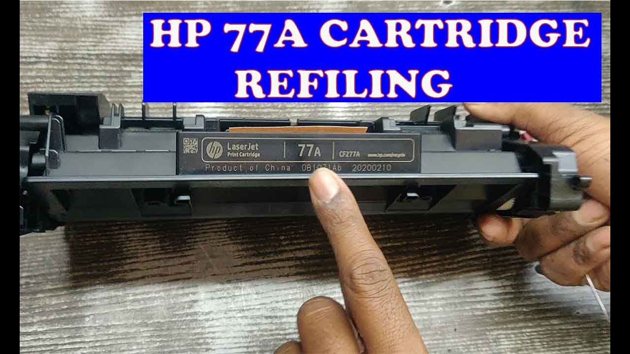 HP 77A TONER CARTRIDGE REFILING | HP HP CF277A  TONER टोनर रिफिलिंग कैसे करे  4K VIDEO  [IN HINDI]