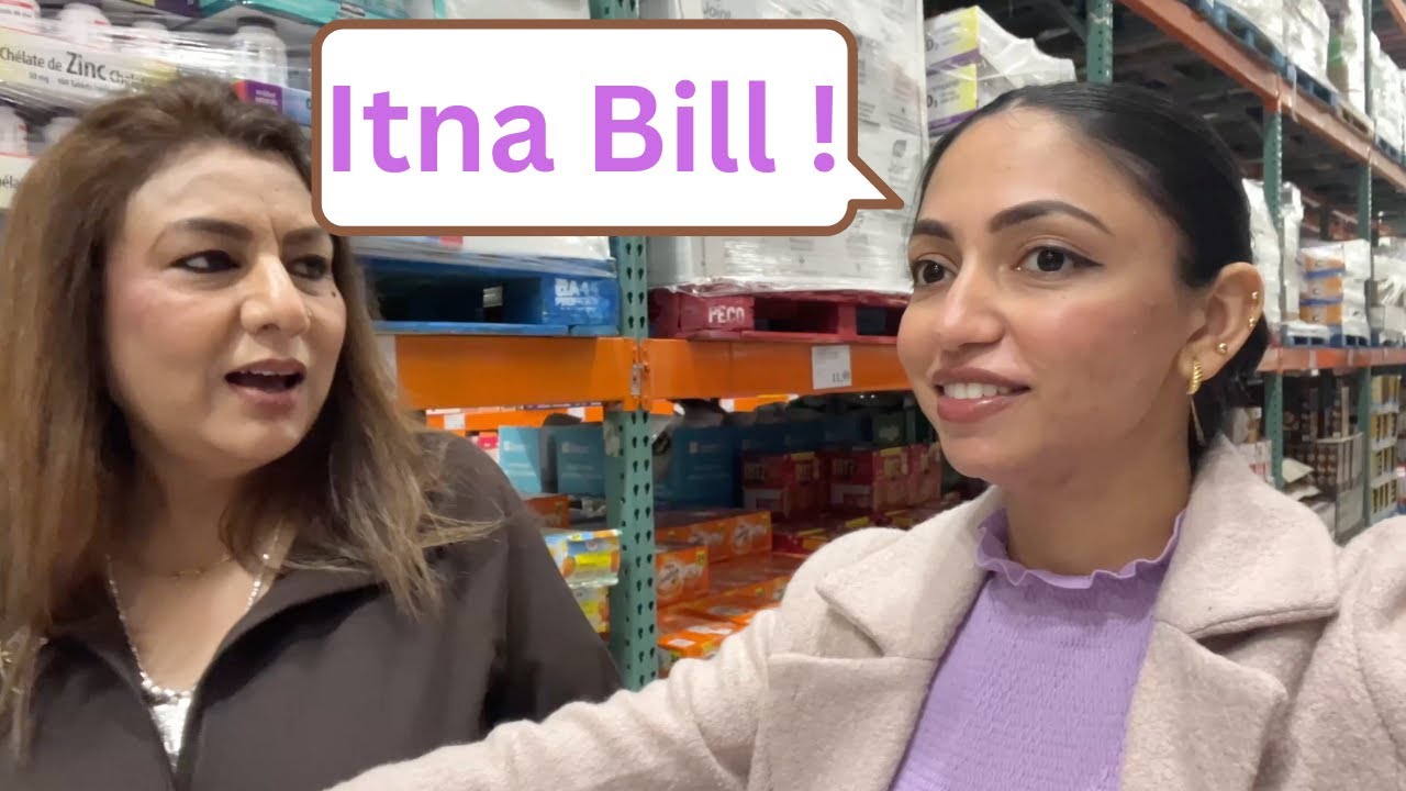 Saas - Baahu Costco Shopping || Costco Mein itna bill Kaise Ajata Hai.