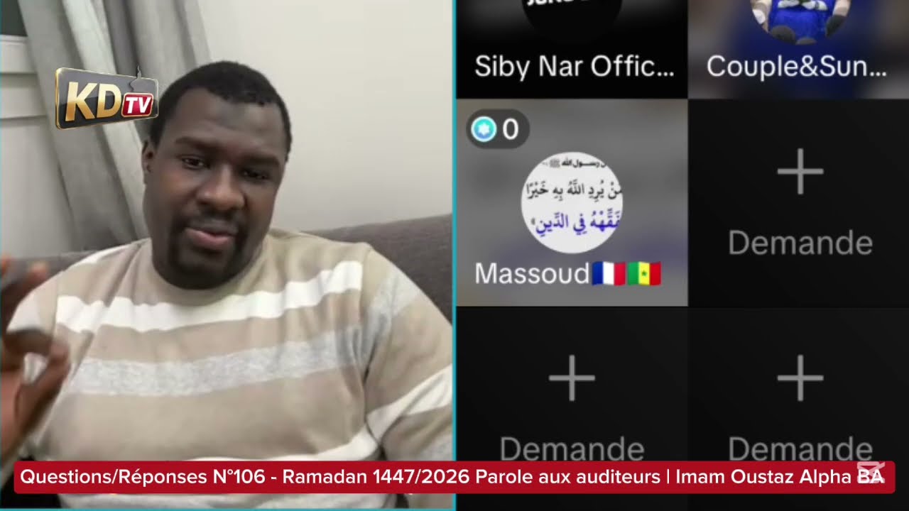Questions/Réponses N°106 - Ramadan 1447/2026 Parole aux auditeurs | Imam Oustaz Alpha BA 