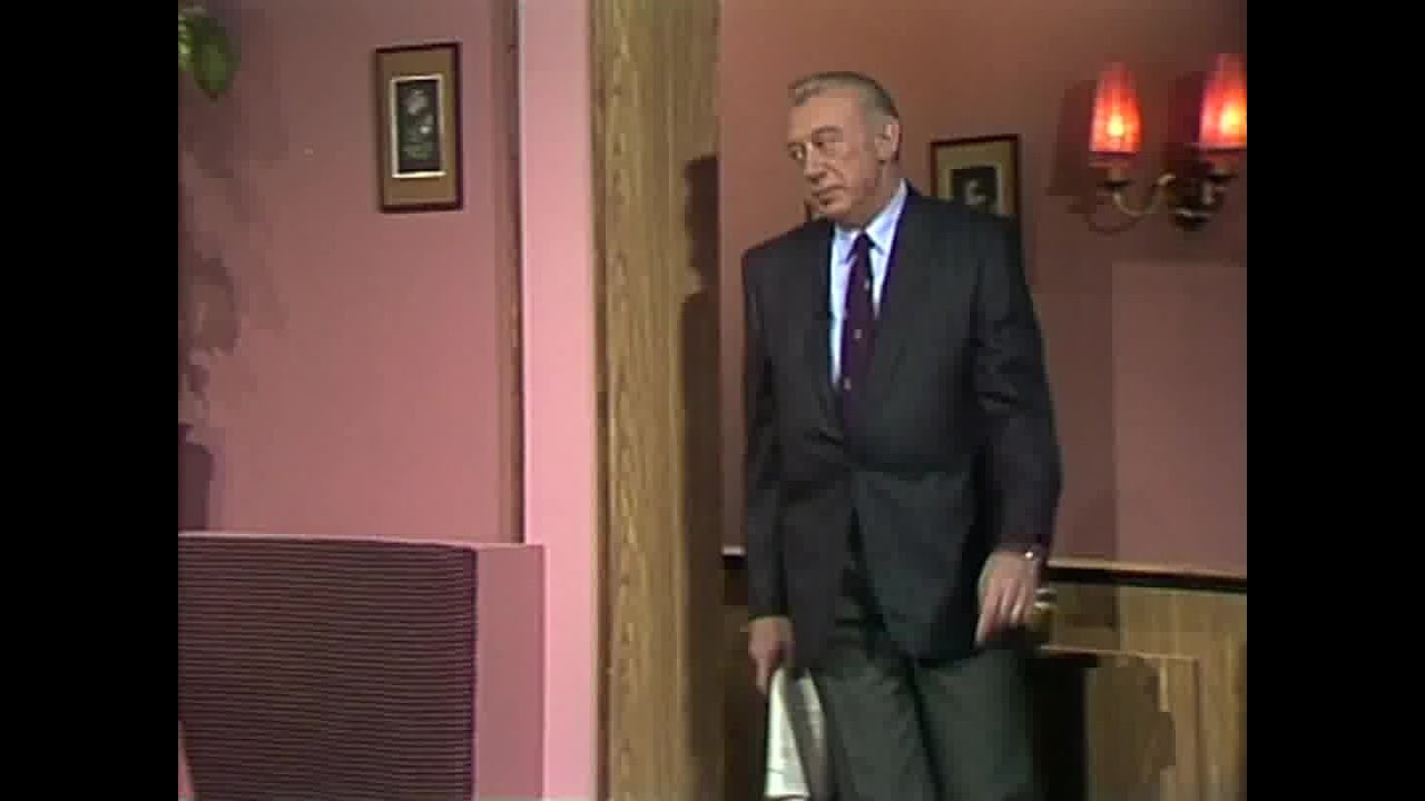 Horst Tappert im Restaurant