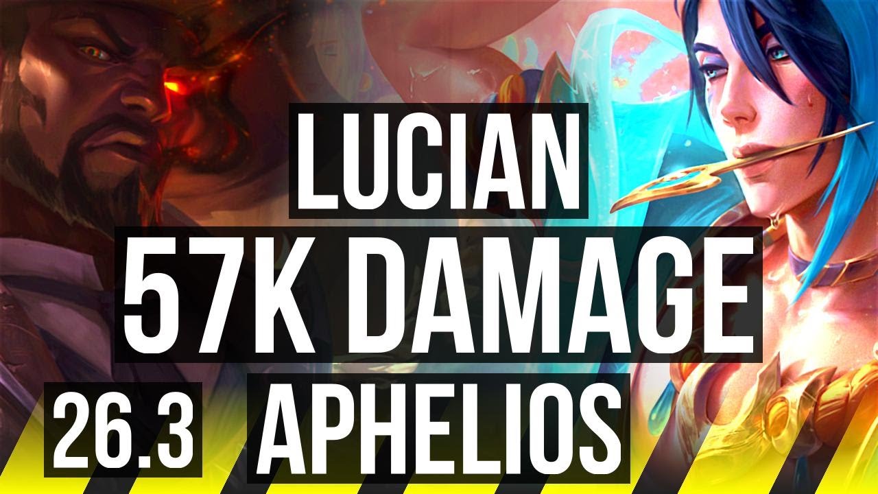 LUCIAN & Braum vs APHELIOS & Nautilus (ADC) | 57K damage | EUW Challenger | 26.3