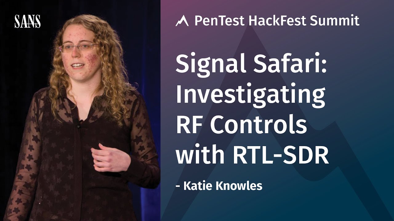 Signal Safari: Investigating RF Controls with RTL-SDR – SANS Pen Test HackFest 2017