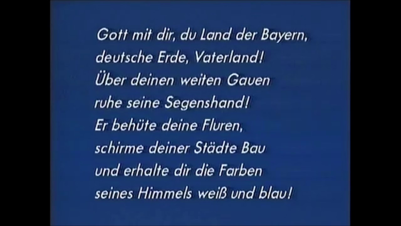 Bayernhymne/Deutschlandlied (BR/ARD)
